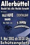 Plakat: 2003: 5 Jahre Jungschützen
