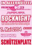 Plakat: 2004: Rocknight